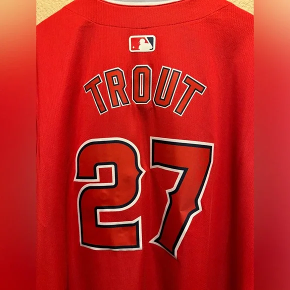 New Authentic Nike Los Angeles Angels Mike Trout Jersey - Picture 11 of 15